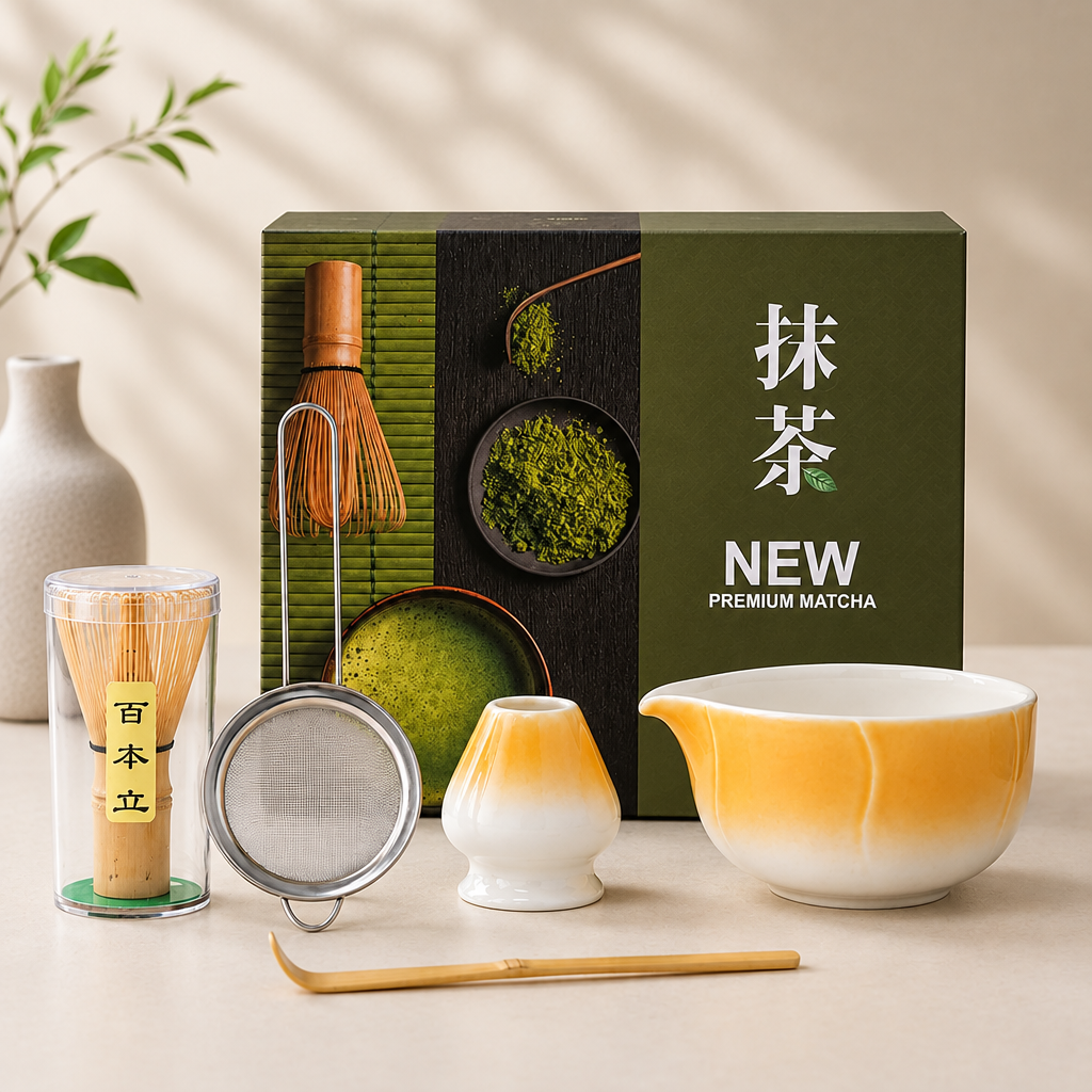 Honey Matcha Ceremony Set 5 pieces
