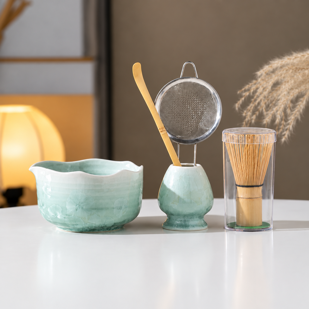 Celadon Matcha Ceremony Set 5 pieces