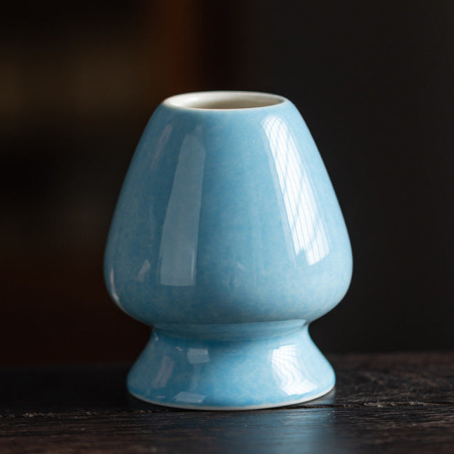 【Pre-order】Kiln-fired Blue Whisk Stand(Whisk Holder)