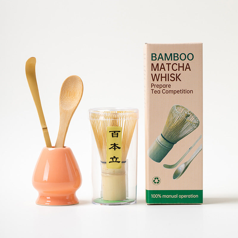 Rose Pink Matcha Whisk Holder 4 Pieces