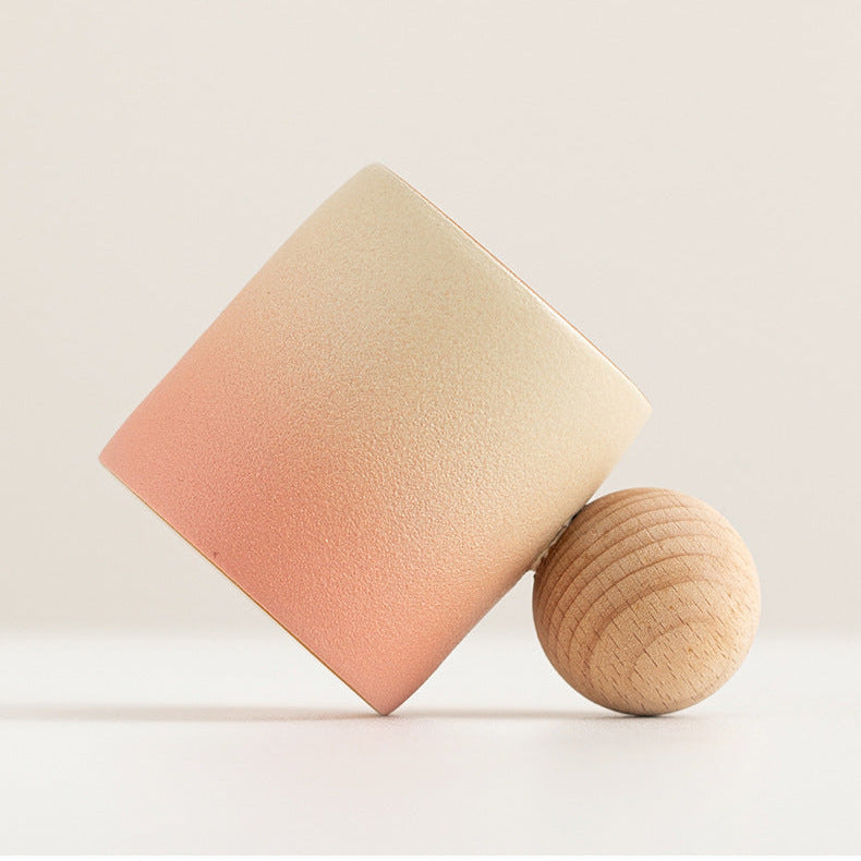 【Pre-order】Gradient Jupiter Tea Cup 70ml (Yellow to Pink)