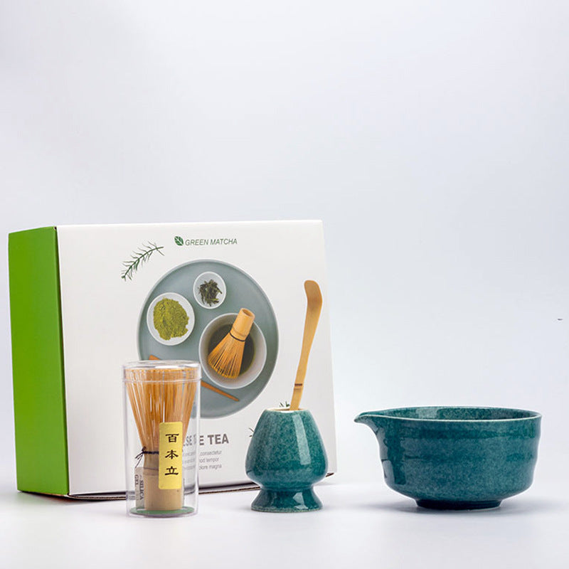 Emerald Green Matcha Set 4 Pieces