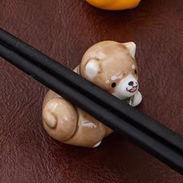 Brown Shiba Inu Chopstick Rest