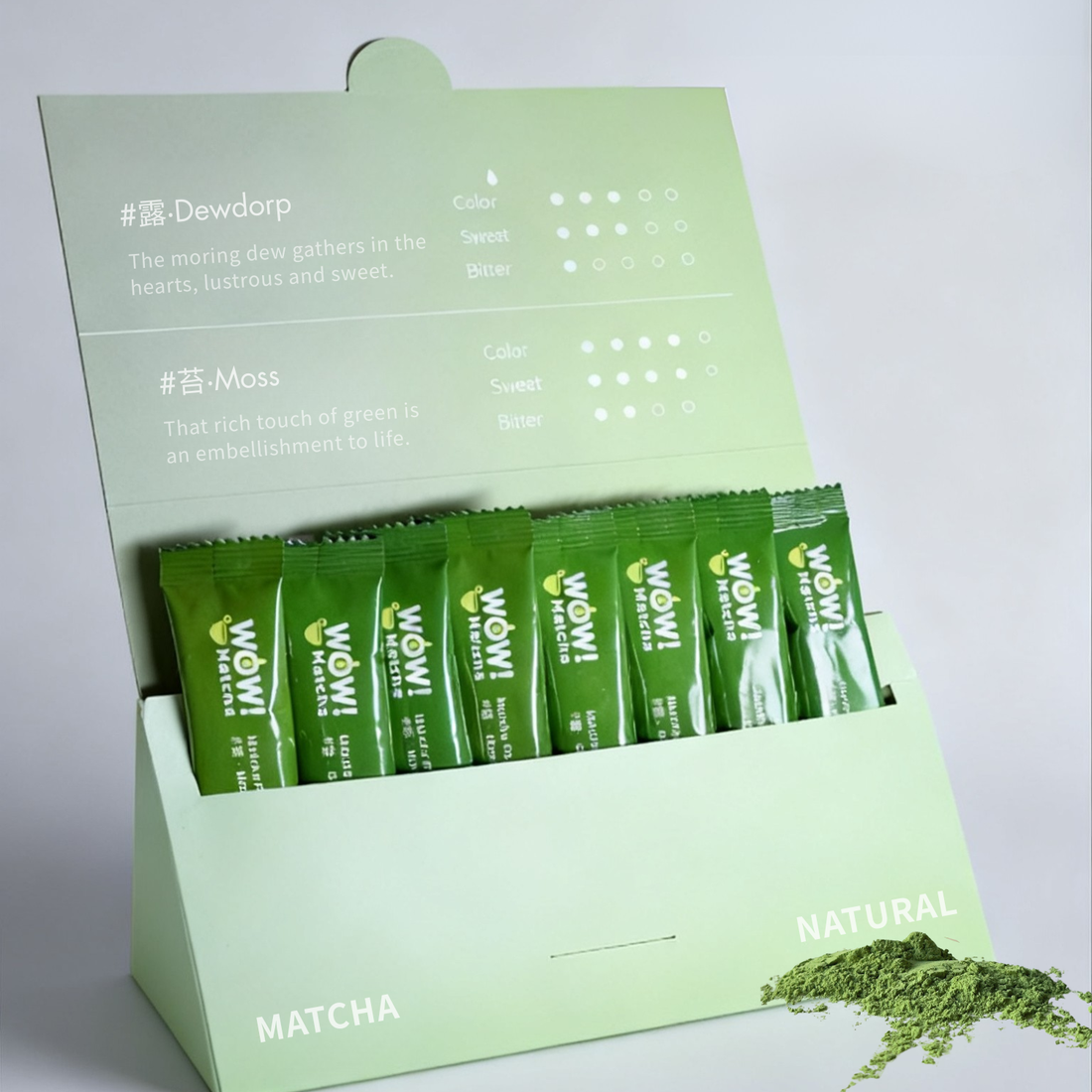Matcha Powder—Curated pack(8 individual 2g sticks)