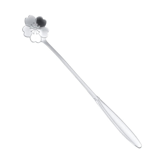 Elegant Sakura Long Handle Spoon