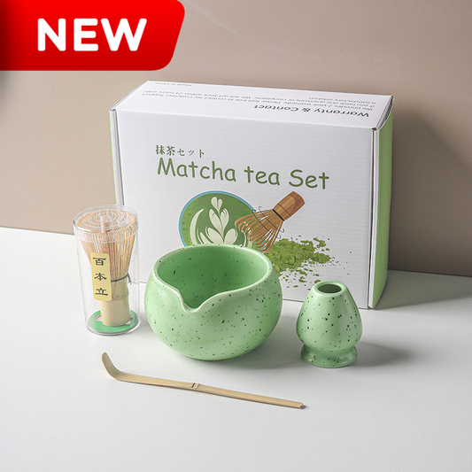 Polka Dot Green Matcha Set 5 Pieces