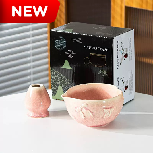 Blush Bow Matcha Set 5 Pieces
