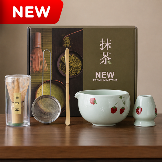 Strawberry Matcha Set 5 pieces