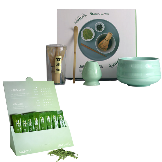 Silent Peak Green Set 4p+Matcha Powder Pack