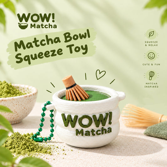 Matcha Bowl Squeeze Toy