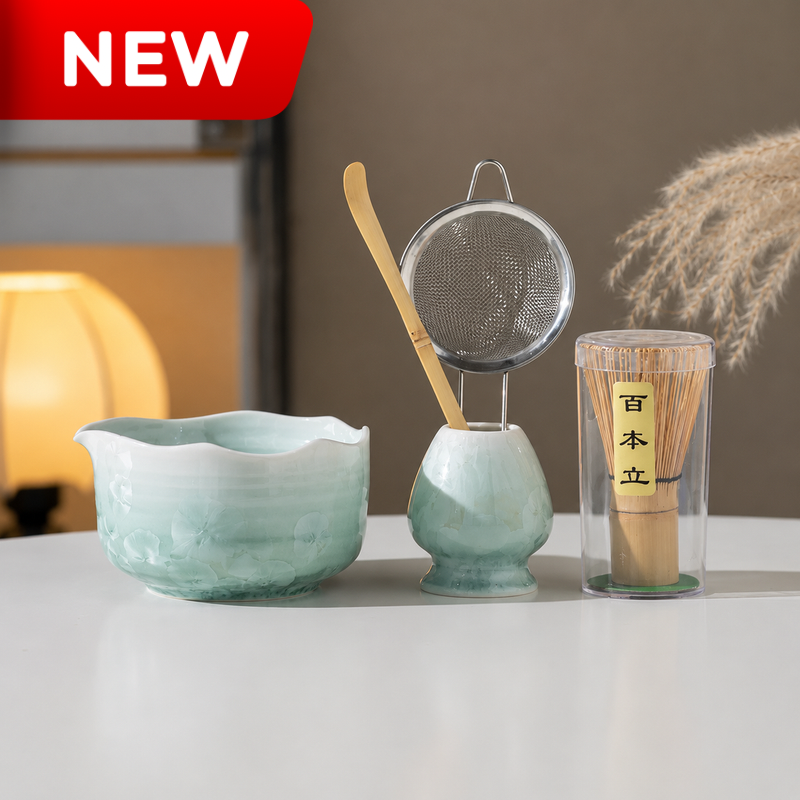 Celadon Matcha Ceremony Set 5 pieces