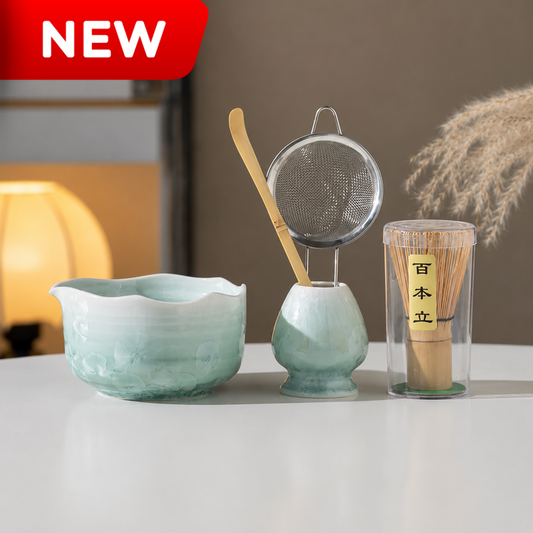 Celadon Matcha Ceremony Set 5 pieces