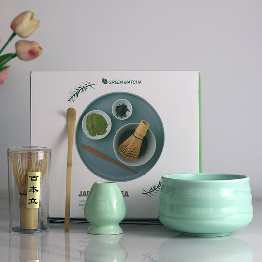 Silent Peak Green Matcha Set 4 Pieces