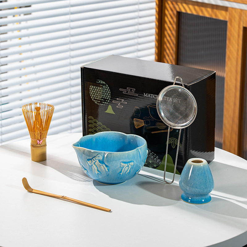 Azure Bow Matcha Set 5 Pieces