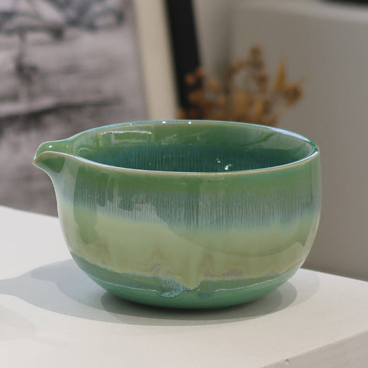 Whispers of Jade Green Matcha Bowl