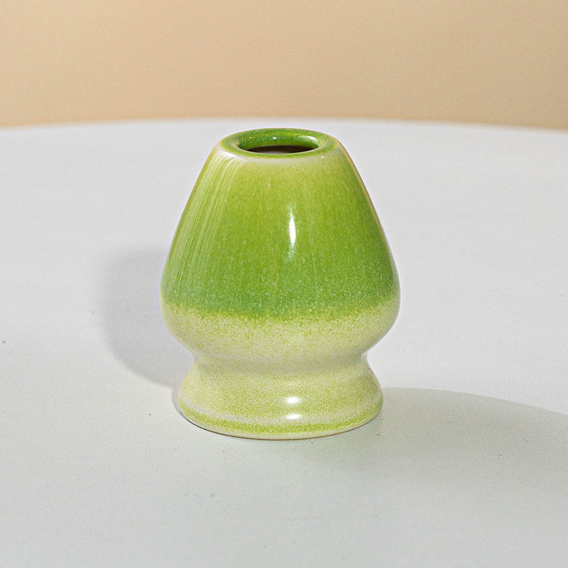 Kiln Fired Apple Green Matcha Set 2 Pieces