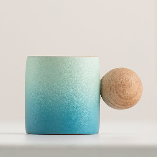 【Pre-order】Gradient Jupiter Tea Cup 70ml (Green to Blue)