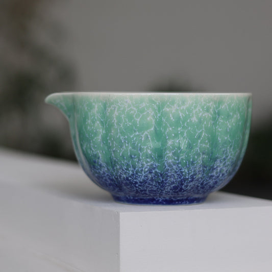 Ocean Mist Gradient Green Matcha Bowl