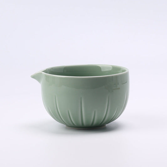 Matcha Green Petal Shaped Matcha Bowl