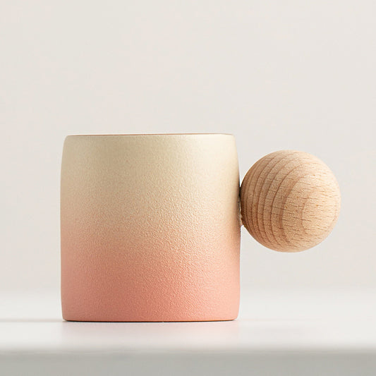 【Pre-order】Gradient Jupiter Tea Cup 70ml (Yellow to Pink)