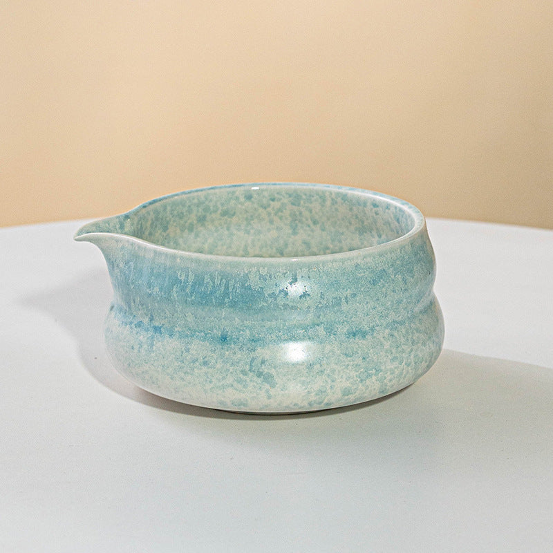 Kiln Fired Blue Matcha Set 2 Pieces