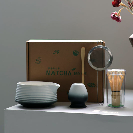 Gradient Black Matcha Set 5 Pieces