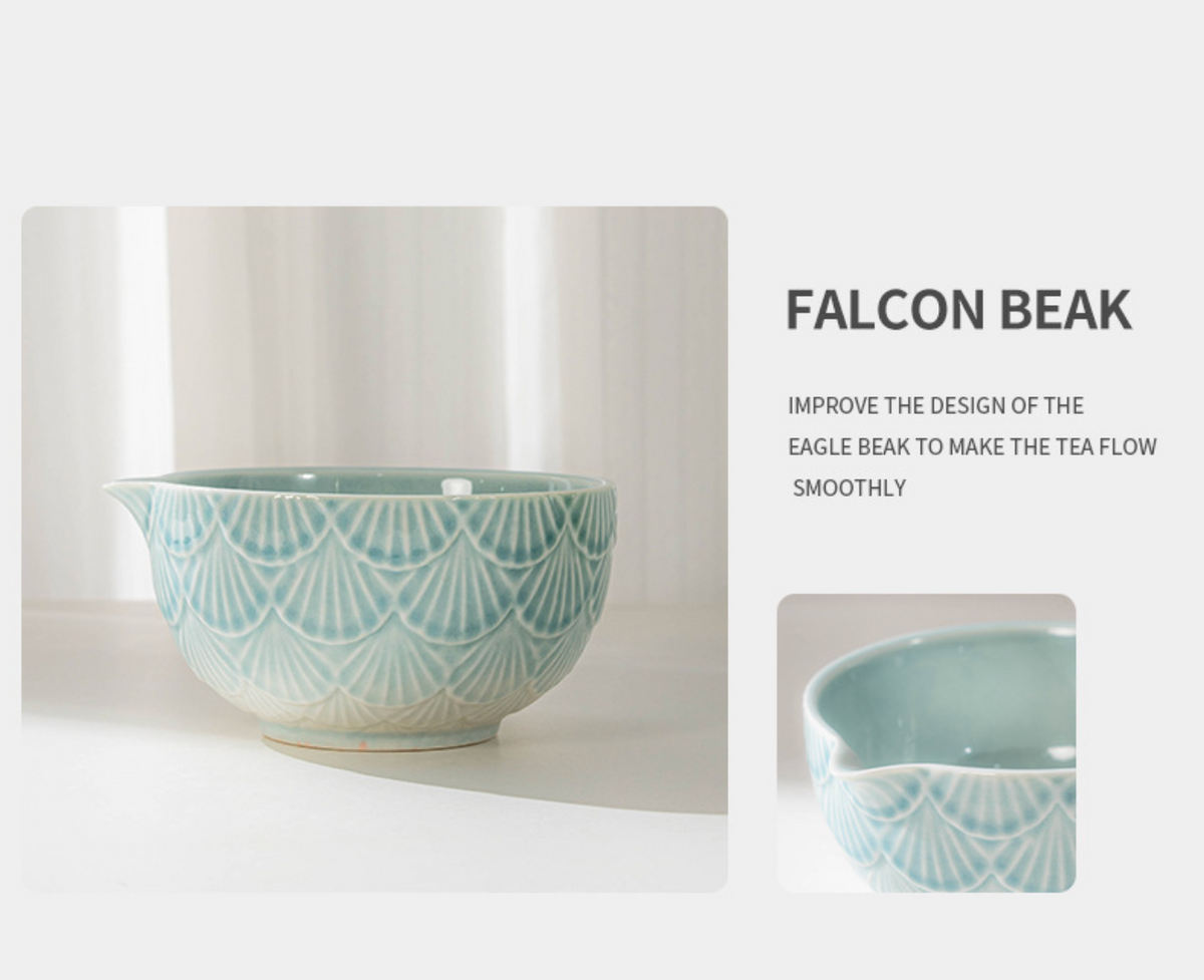Seashell Ocean Blue Matcha Set 5 Pieces
