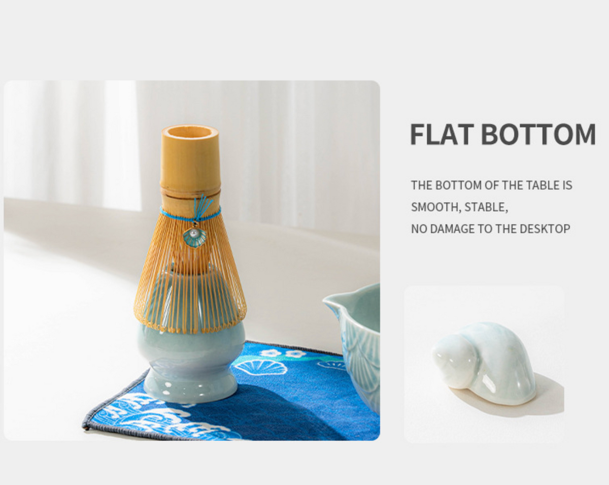 Seashell Ocean Blue Matcha Set 5 Pieces