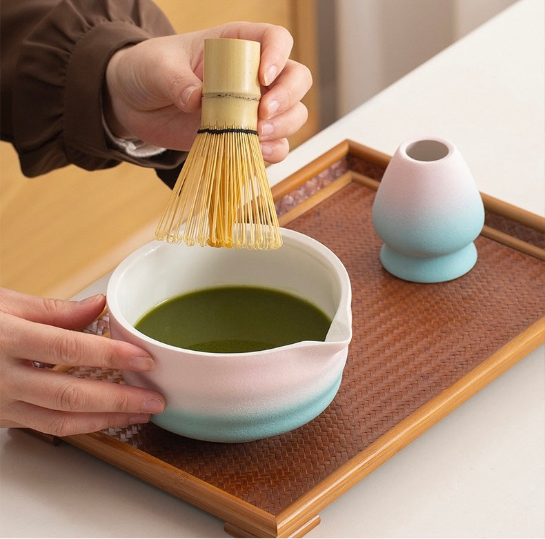 Pink Blue Matcha Set 2 pieces