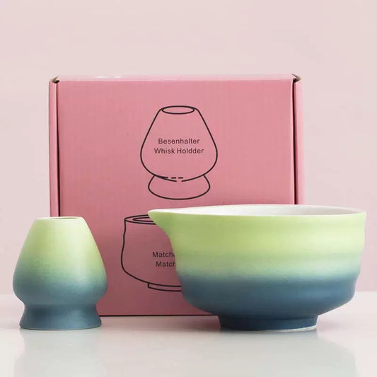 Green Blue Matcha Set 2 pieces