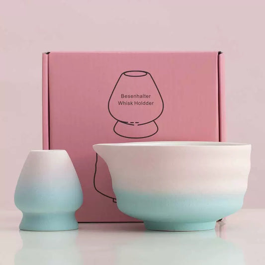 Pink Blue Matcha Set 2 pieces