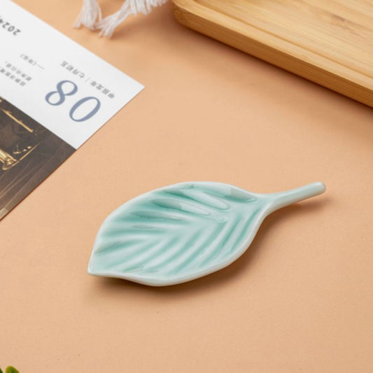 No.1 Celadon Leaf Chopstick Rest
