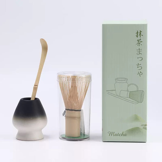 Black Gradient Matcha Whisk Set 3 Pieces