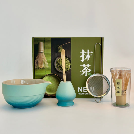 Aqua Ocean Wave Matcha Set 5 Pieces